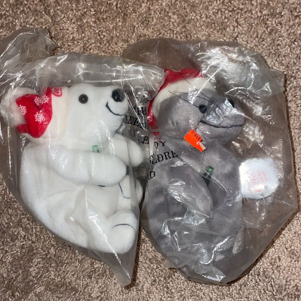 Coca Cola Christmas Bean Bag Plush